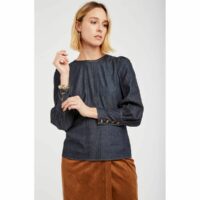 Blouse à manches longues col rond Naf Naf