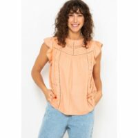 Blouse brodée Camaïeu