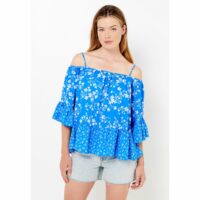 Blouse épaules dénudées Camaïeu