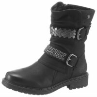 Bottes style motard TOM TAILOR - Tom Tailor FM - Noir