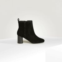 Bottines cuir détail feston Naf Naf