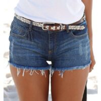 Buffalo London : micro short en jean - Buffalo LM - Bleu