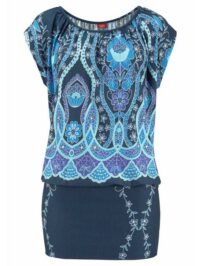 Buffalo : T-shirt long - Buffalo LM - Bleu