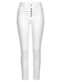 Buffalo : jean taille haute - Buffalo LM - Blanc