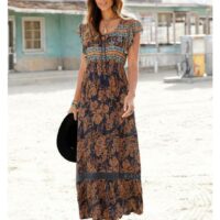 Buffalo : robe longue - Buffalo LM - Bleu