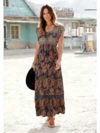 Buffalo : robe longue - Buffalo LM - Bleu