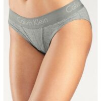 Calvin Klein : bas de bikini - Promethean - Gris