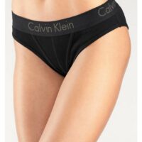 Calvin Klein : bas de bikini - Promethean - Noir