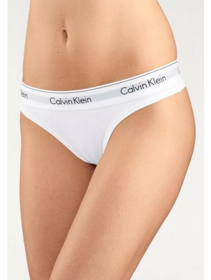 Calvin Klein : string »MODERN COTTON« - Promethean - Blanc