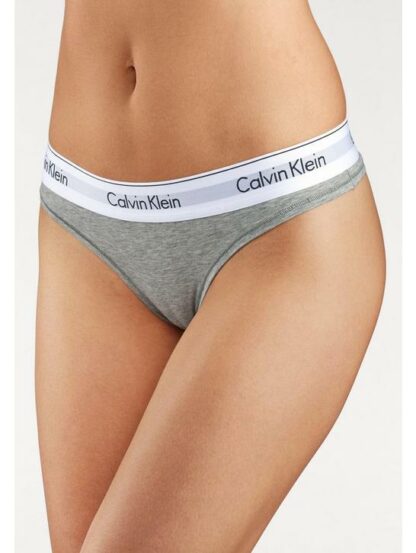 Calvin Klein : string »MODERN COTTON« - Promethean - Gris