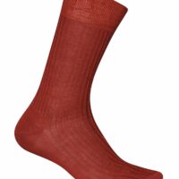 Chaussettes fil d'ecosse carmin Arthur