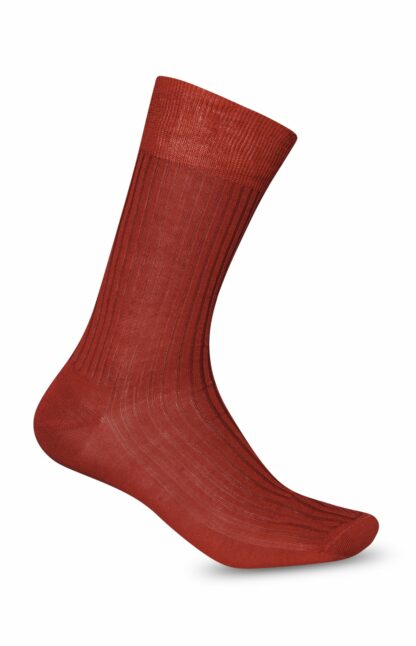 Chaussettes fil d'ecosse rouge Arthur
