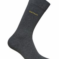 Chaussettes unies gris Arthur