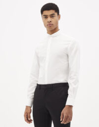 Chemise slim 100% coton repassage facile CELIO