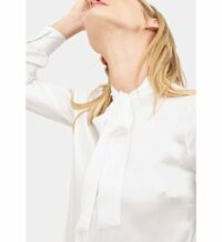 Chemise Salma en soie Beige Caroll