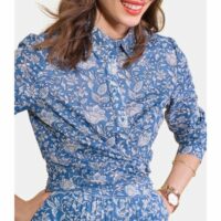 Chemise droite Kimmy Bleu Caroll