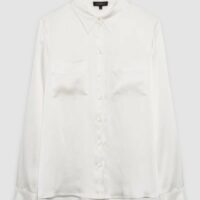 Chemise Jeanne B en soie Blanc Caroll