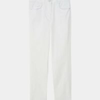 Pantalon droit Mason B Blanc Caroll