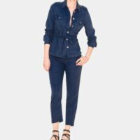 Pantalon cintré Bob B Bleu Caroll