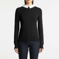 Pull Clarance droit Noir Caroll