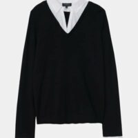 Pull droit Woody Noir Caroll