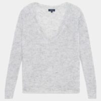 Pull droit Emilia Gris Caroll