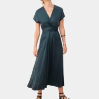 Robe longue Jacinthe Bleu Caroll