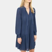 Robe courte Violette Bleu Caroll