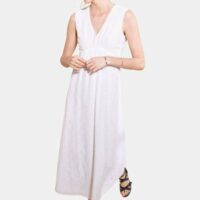 Robe longue Romy Blanc Caroll