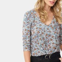 Blouse Julio fleurie Multicolore Caroll