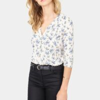 Blouse fleurie Anne Blanc Caroll