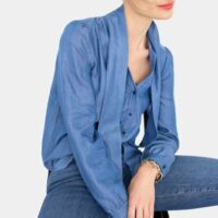 Chemise en jean Jenna Bleu Caroll