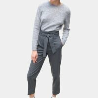 Pantalon droit Dolan Gris Caroll