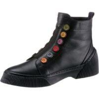 Gemini : bottines avec boutons décoratifs enjoués - Gemini - Noir