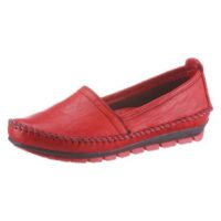 Gemini : mocassins avec couture artisanale soignée - Gemini - Rouge