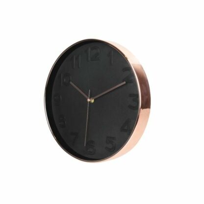 Horloge noire cuivrée 30cm Zodio