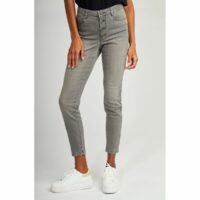 Jean 7/8 taille haute avec boutons apparents Naf Naf