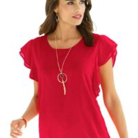 Lady : T-shirt en maille jersey - LADY - Rouge