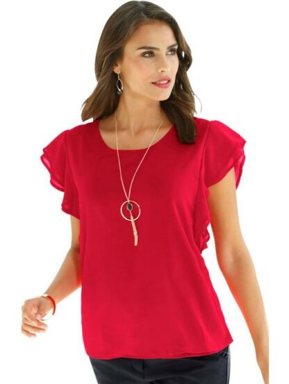 Lady : T-shirt en maille jersey - LADY - Rouge