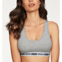 PUMA : bustier »Iconic Racerback Bra« - Puma - Gris