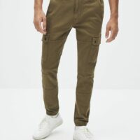 Pantalon cargo slim maille CELIO