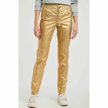Pantalon gold taille haute Naf Naf