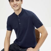 Polo col mao 100% coton CELIO