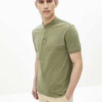 Polo col mao 100% coton CELIO