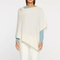 Poncho Baltia cachemire Beige Caroll