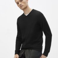 Pull col V 100% laine mérinos extra fin CELIO