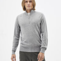 Pull col montant zippé soft touch CELIO