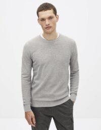 Pull col rond 100% coton CELIO