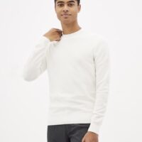 Pull col rond 100% coton CELIO