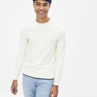 Pull col rond 100% coton CELIO